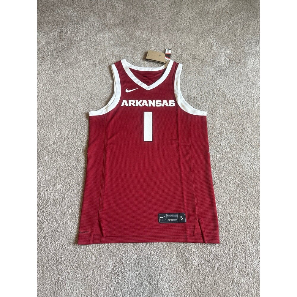 Arkansas Razorbacks Nike NWT Men’s Basketball Jersey Size Small
